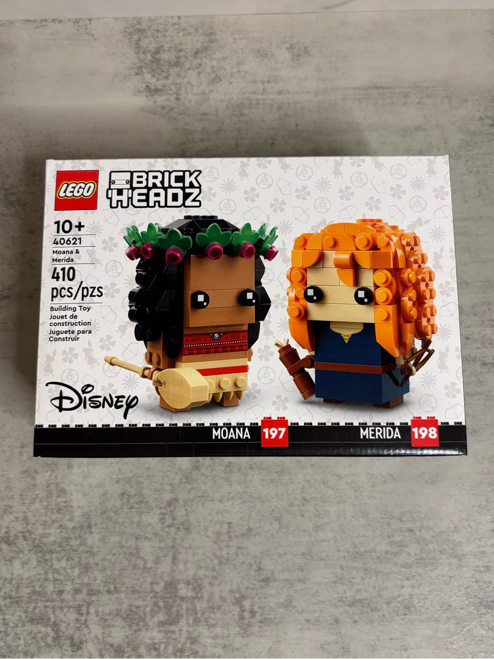 Lego Disney BrickHeadz Moana and Merida Set (#40621)